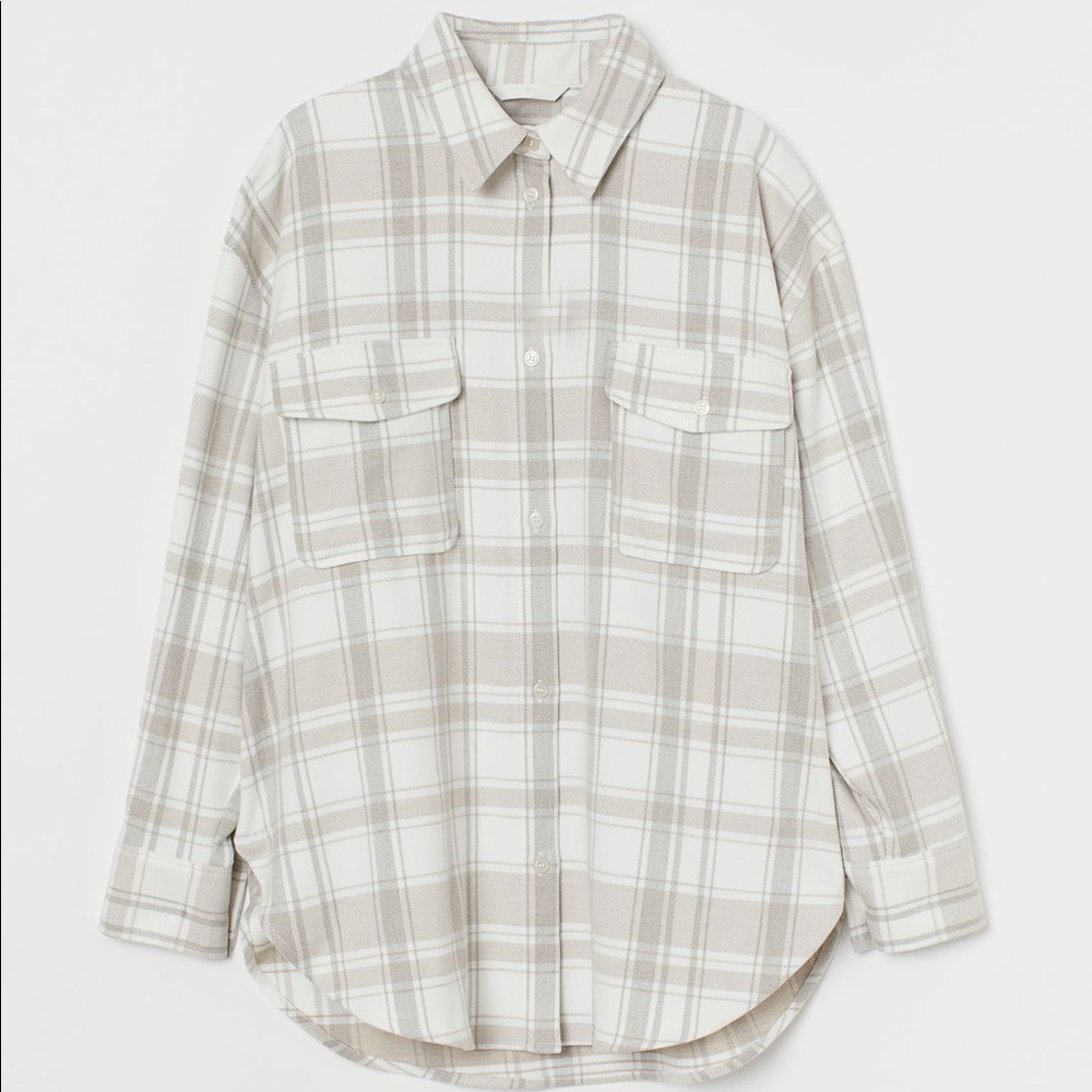 H&M Flannel light gray